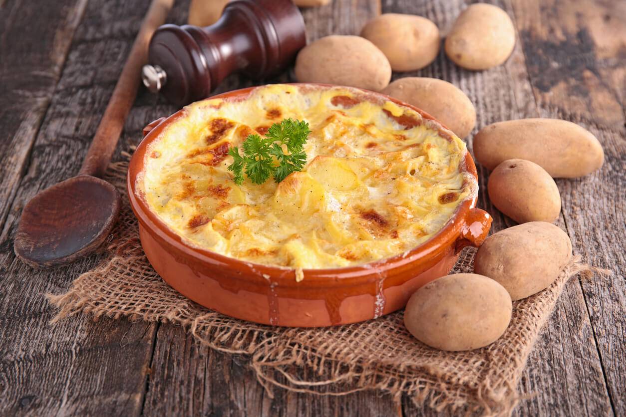 Картофельный гратен рецепт классический с фото пошагово